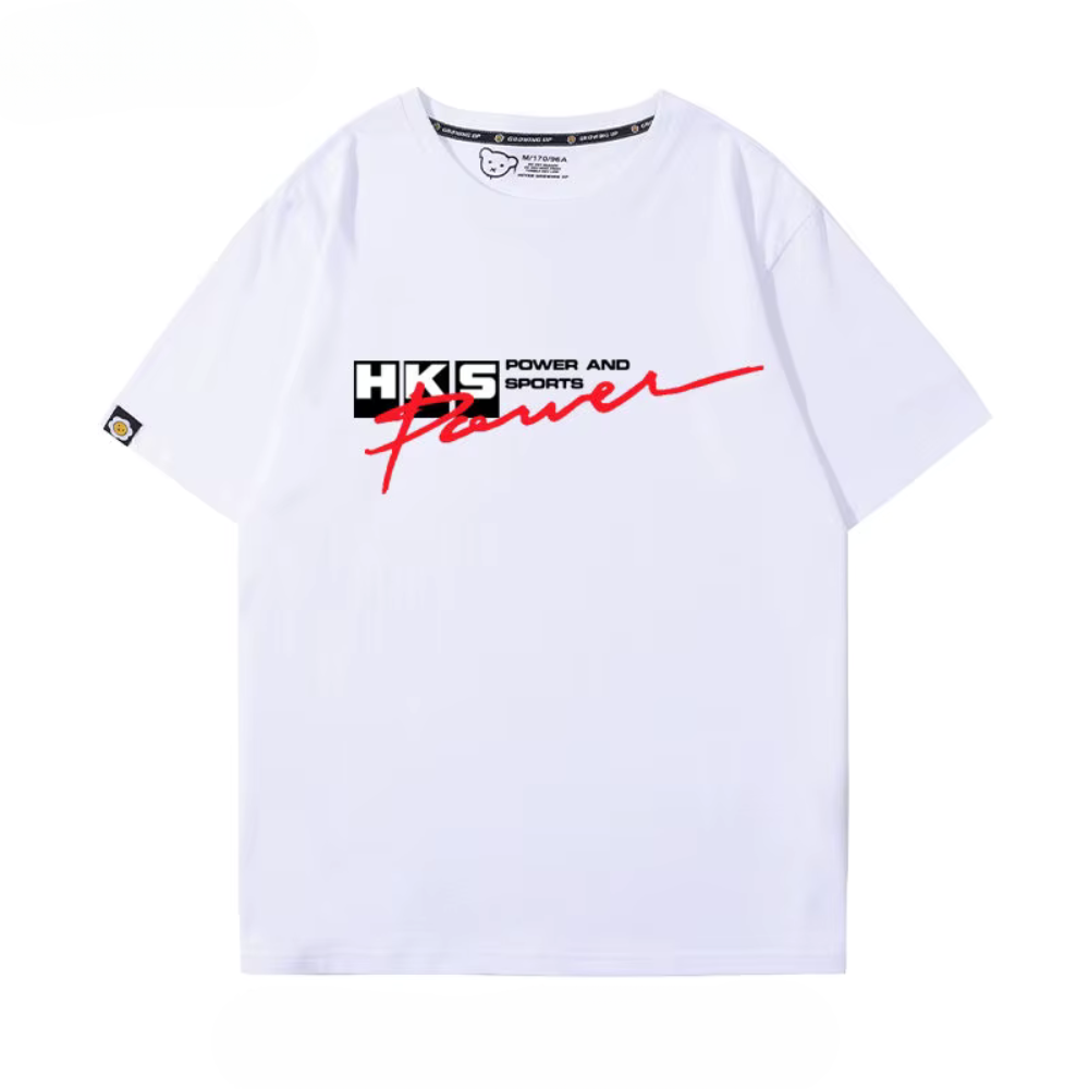 Camiseta JDM HKS – Estilo Racing Japonês para Verdadeiros Gearheads