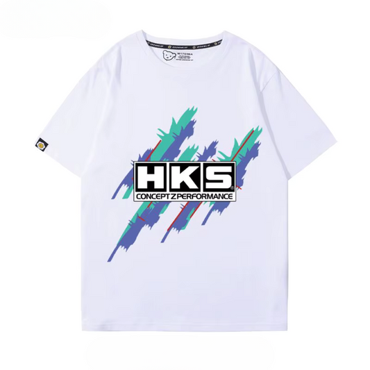 Camiseta JDM HKS – Estilo Racing Japonês para Verdadeiros Gearheads